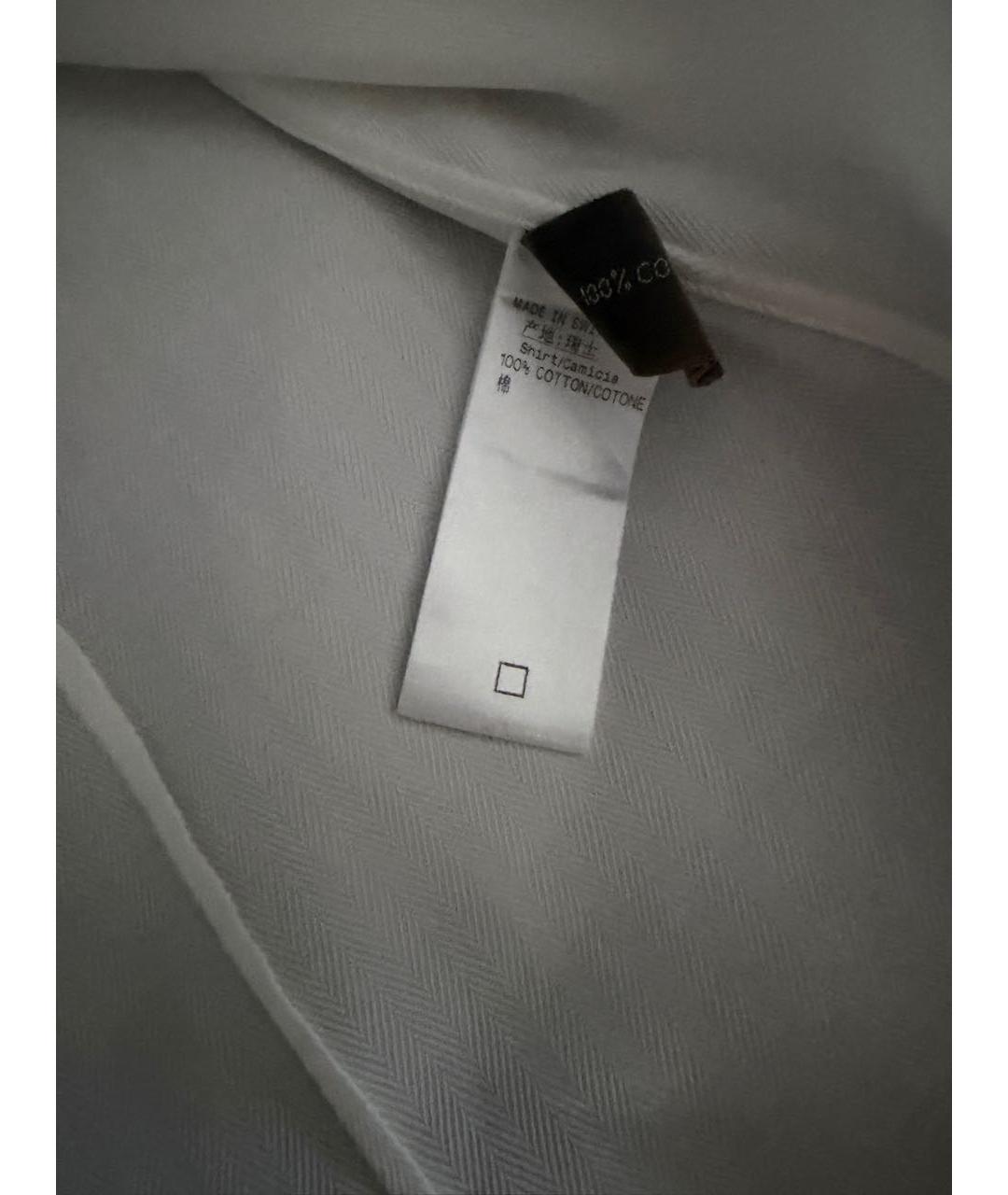 TOM FORD Белая хлопковая классическая рубашка, фото 5