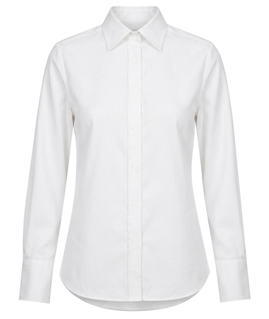 TOM FORD Белая хлопковая классическая рубашка, фото 1