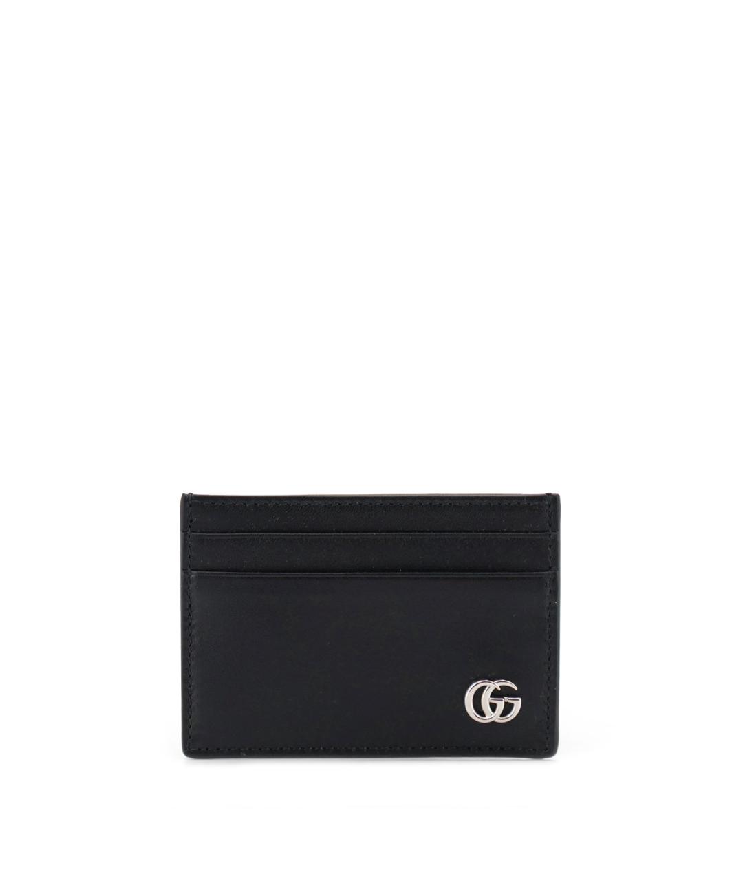 GUCCI Черный кожаный кошелек, фото 1