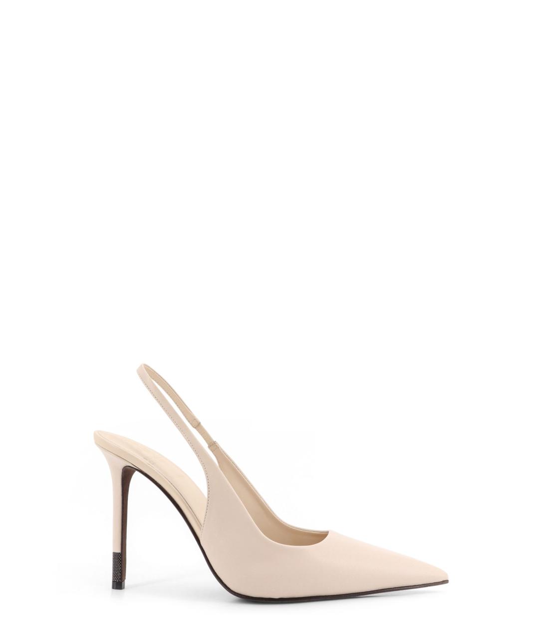 BRUNELLO CUCINELLI Бежевые кожаные туфли, фото 1