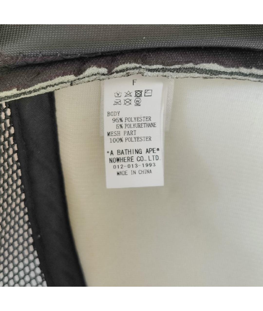 A BATHING APE Черная кепка/бейсболка, фото 5