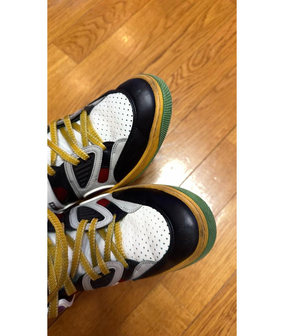 GUCCI Мульти текстильные кроссовки, фото 3