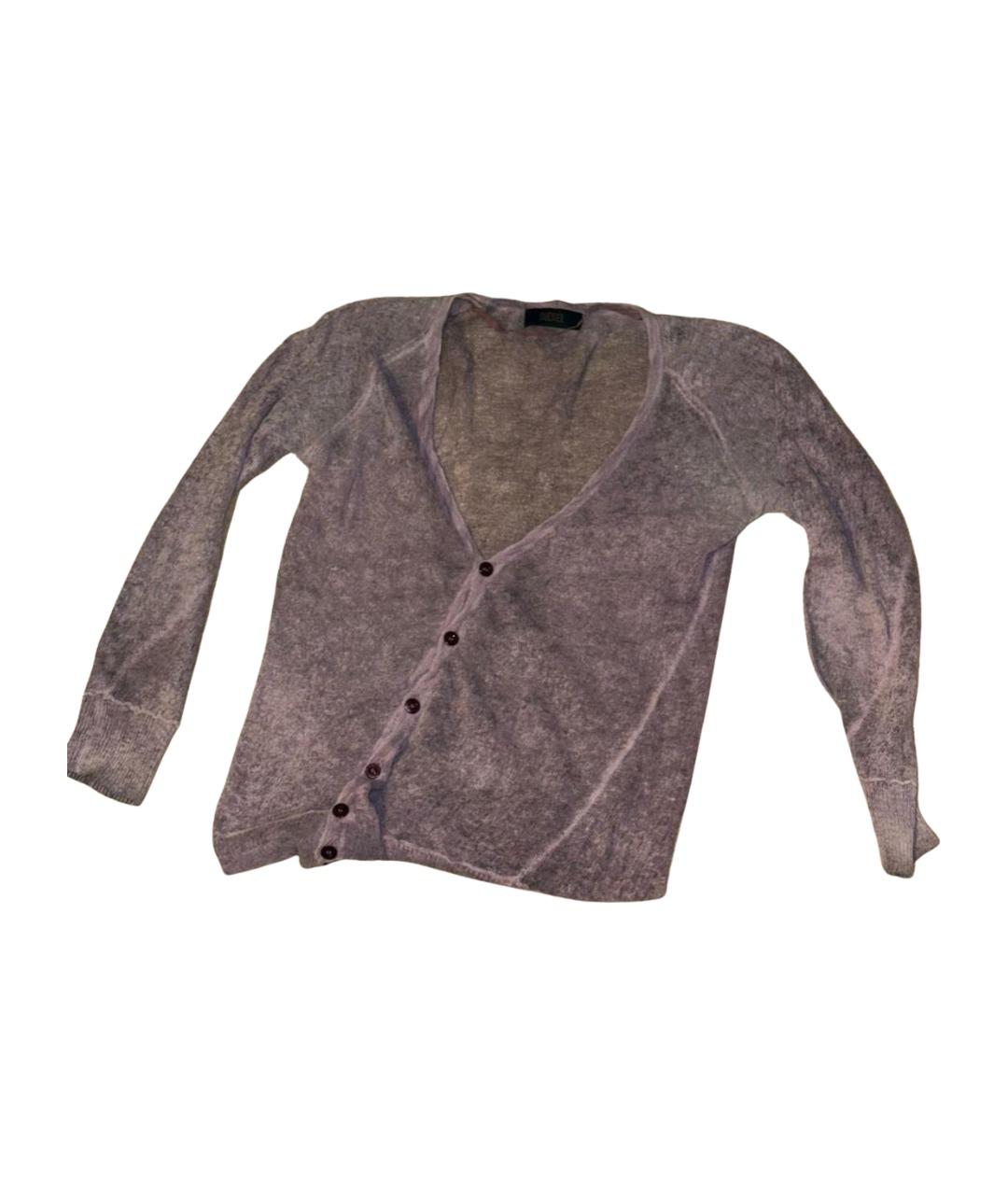 DIESEL Фиолетовый шерстяной кардиган, фото 1