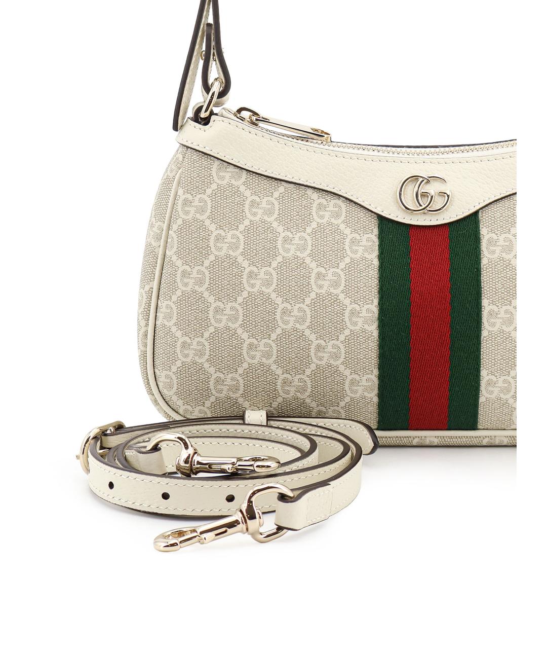 GUCCI Бежевая сумка с короткими ручками, фото 4