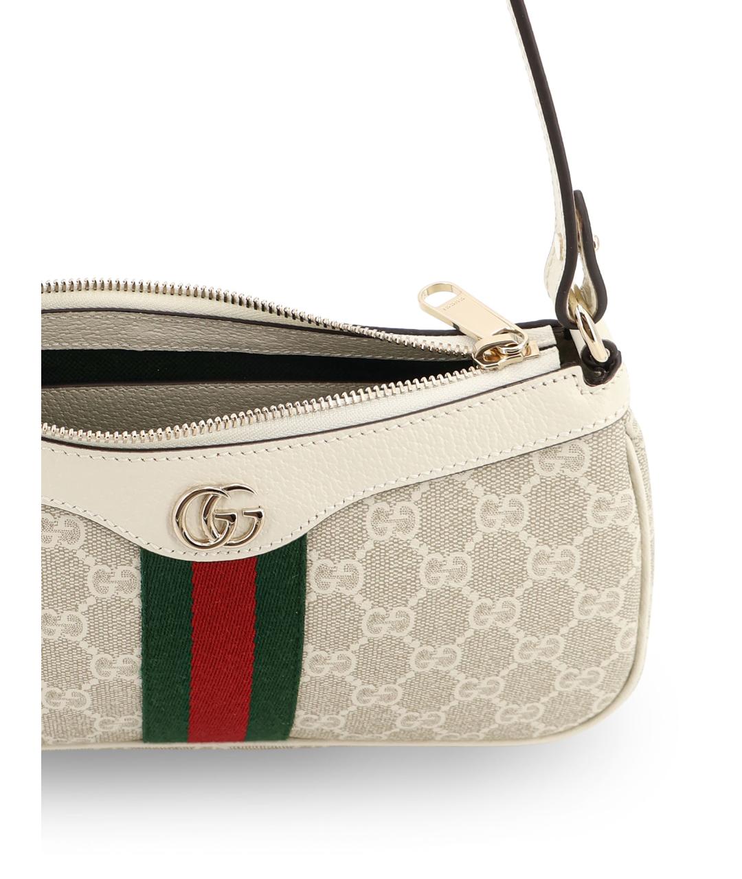 GUCCI Бежевая сумка с короткими ручками, фото 5
