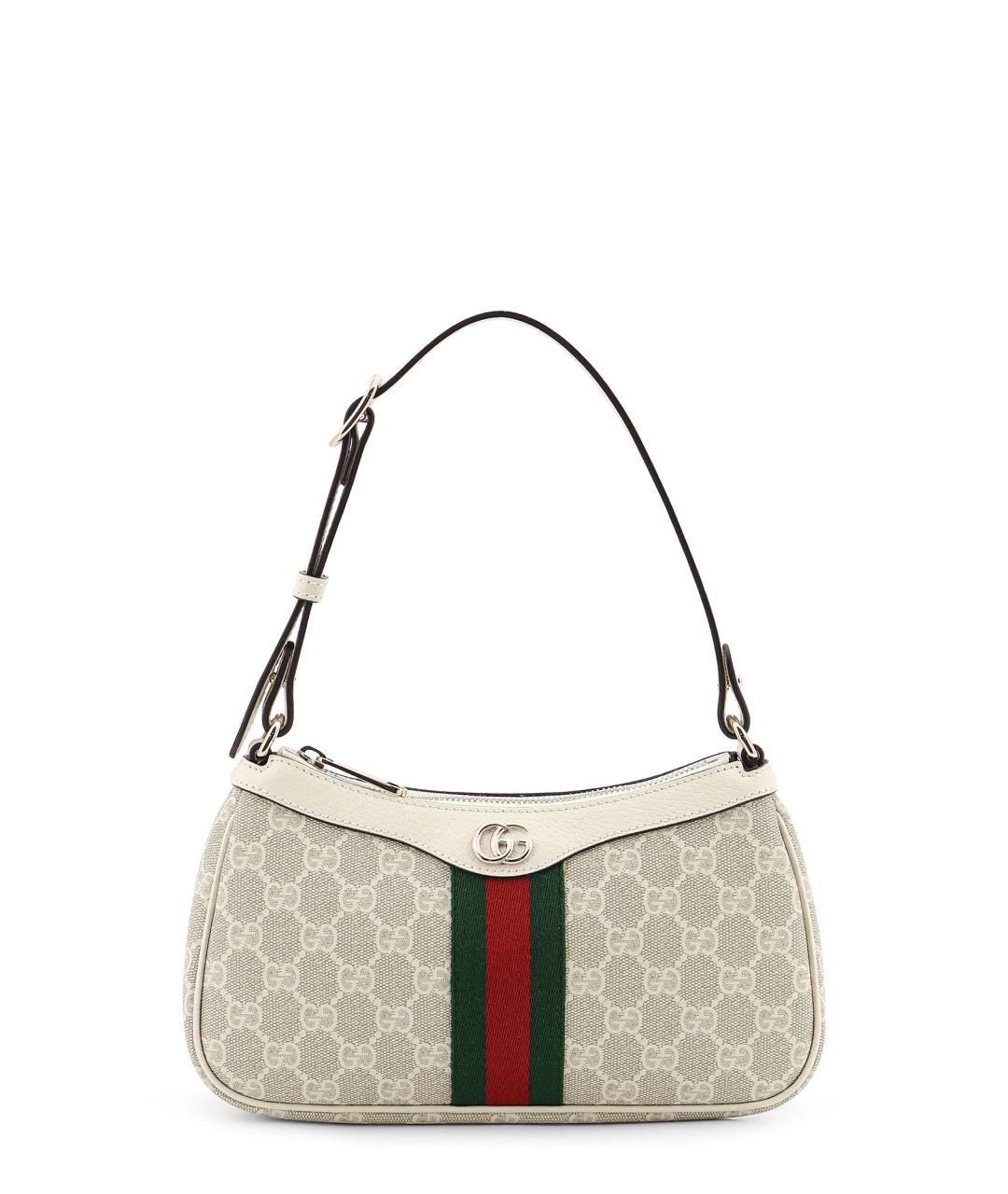 GUCCI Бежевая сумка с короткими ручками, фото 1