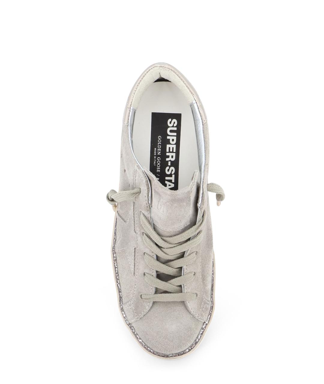 GOLDEN GOOSE DELUXE BRAND Серые замшевые кроссовки, фото 4