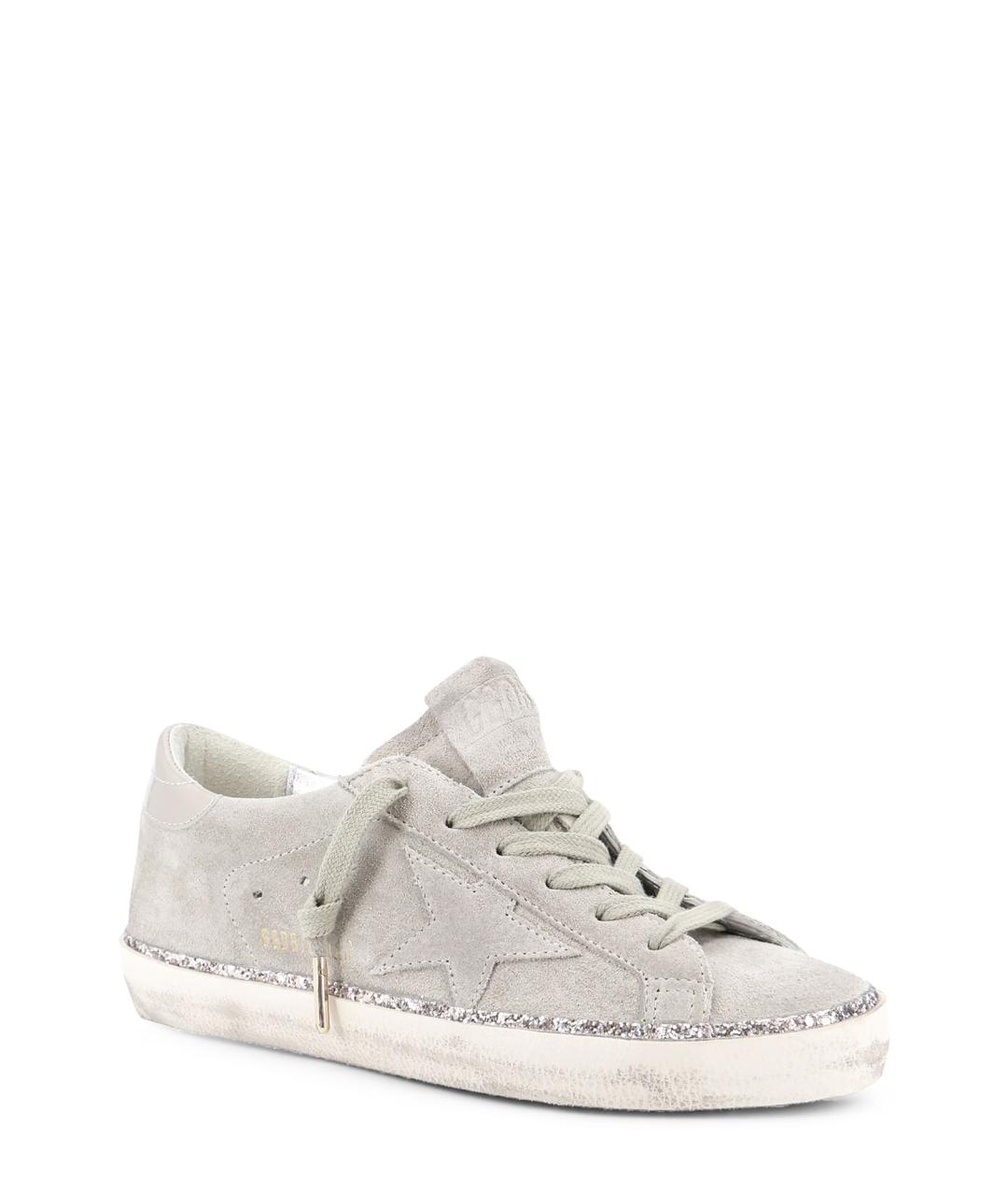 GOLDEN GOOSE DELUXE BRAND Серые замшевые кроссовки, фото 2