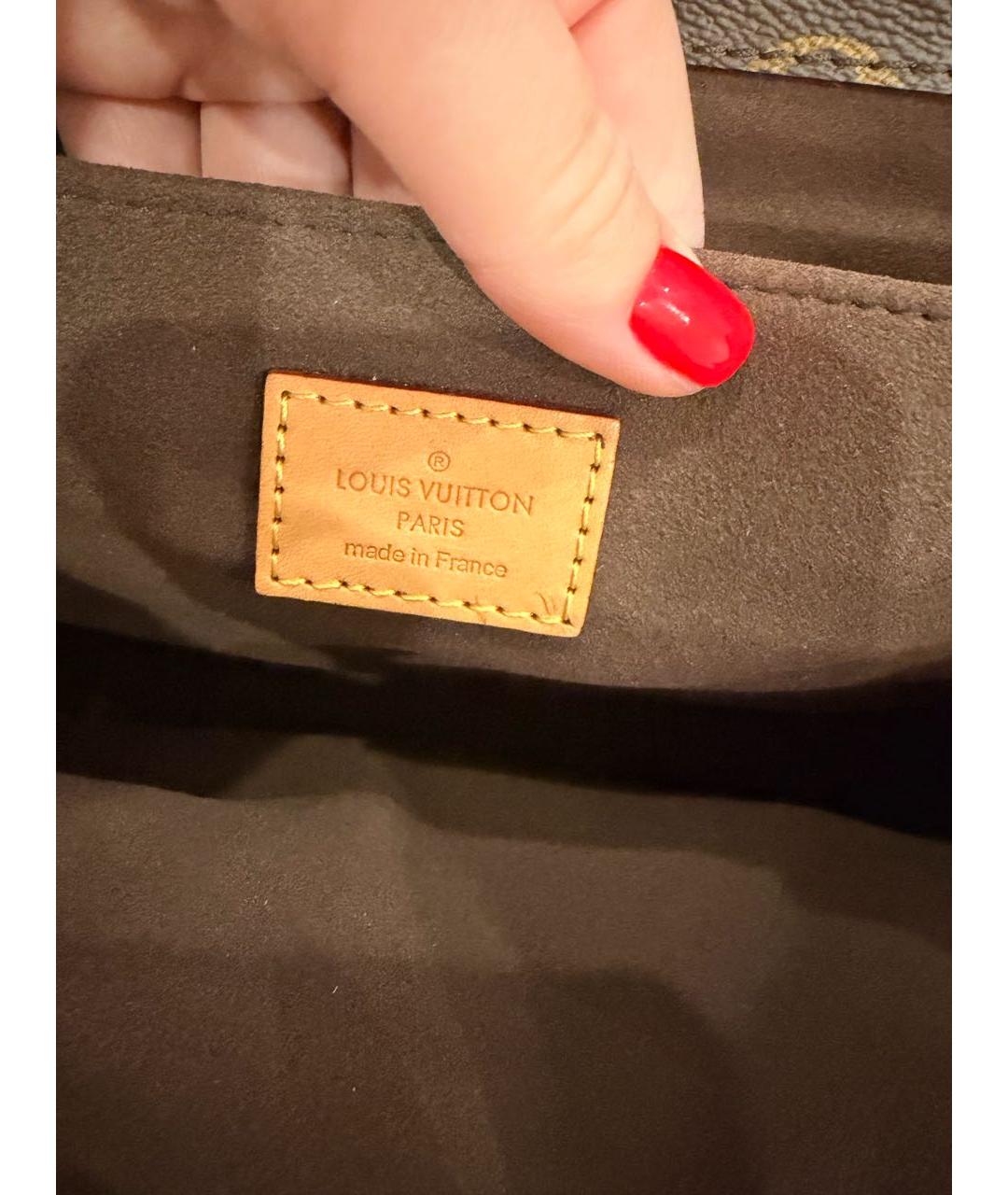 LOUIS VUITTON Коричневая сумка через плечо, фото 4