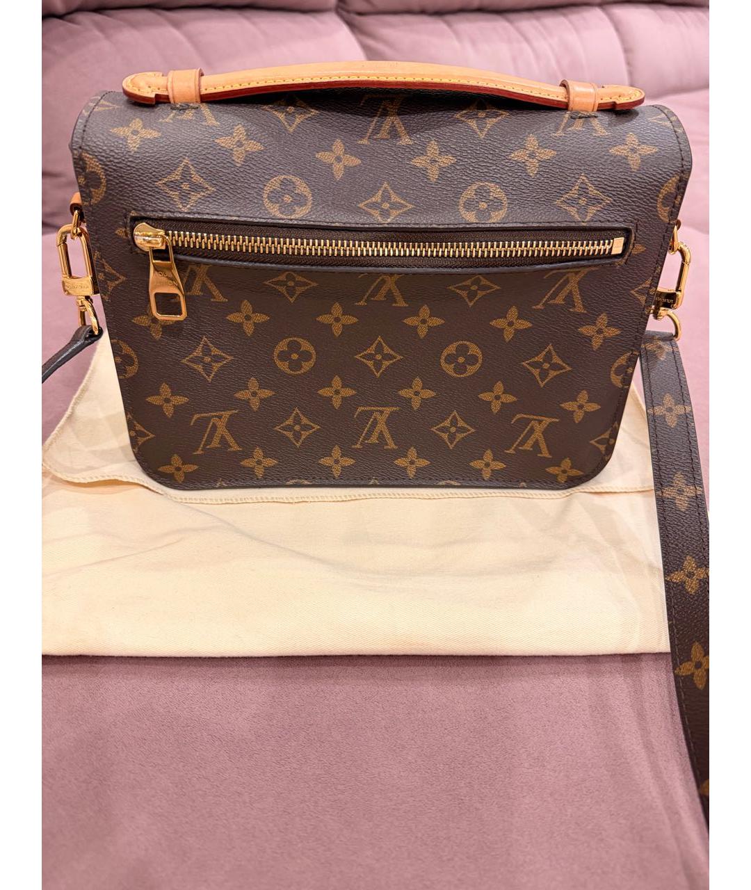 LOUIS VUITTON Коричневая сумка через плечо, фото 2