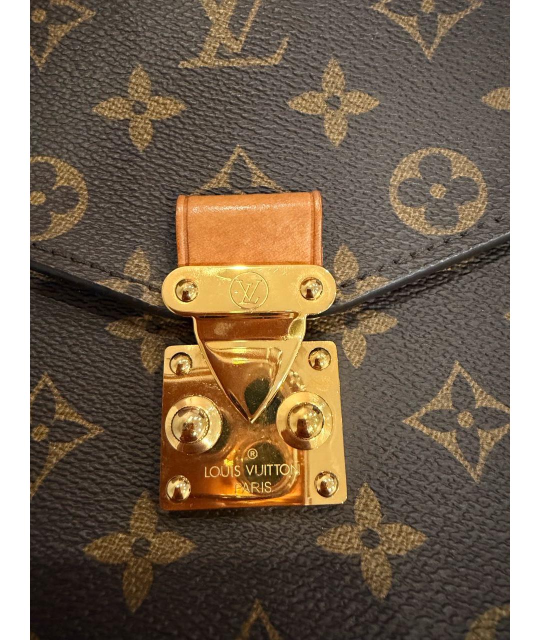 LOUIS VUITTON Коричневая сумка через плечо, фото 6