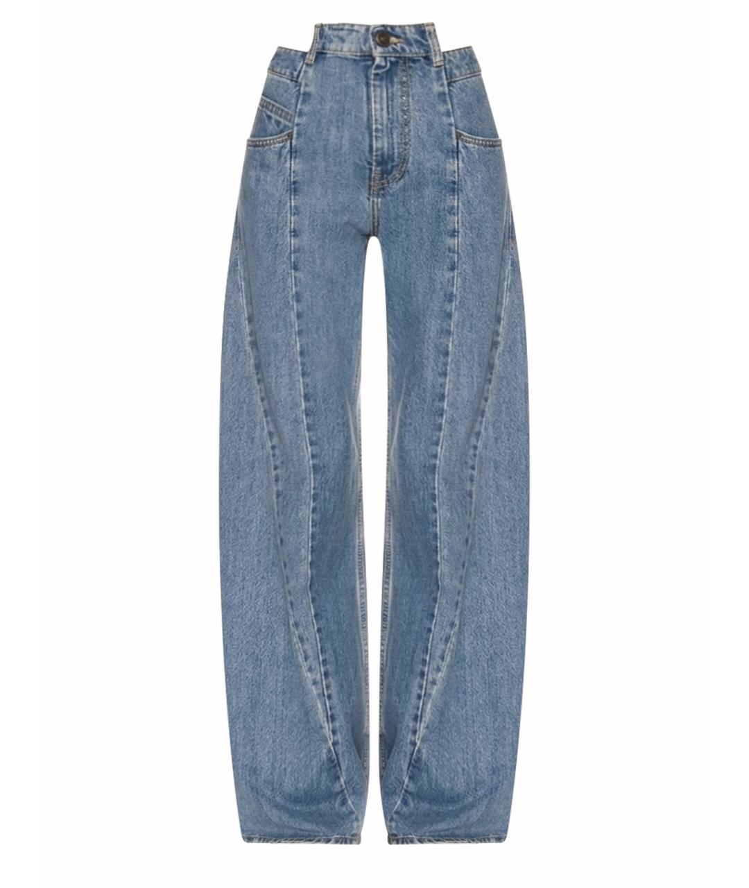 MAISON MARGIELA Голубые прямые джинсы, фото 1