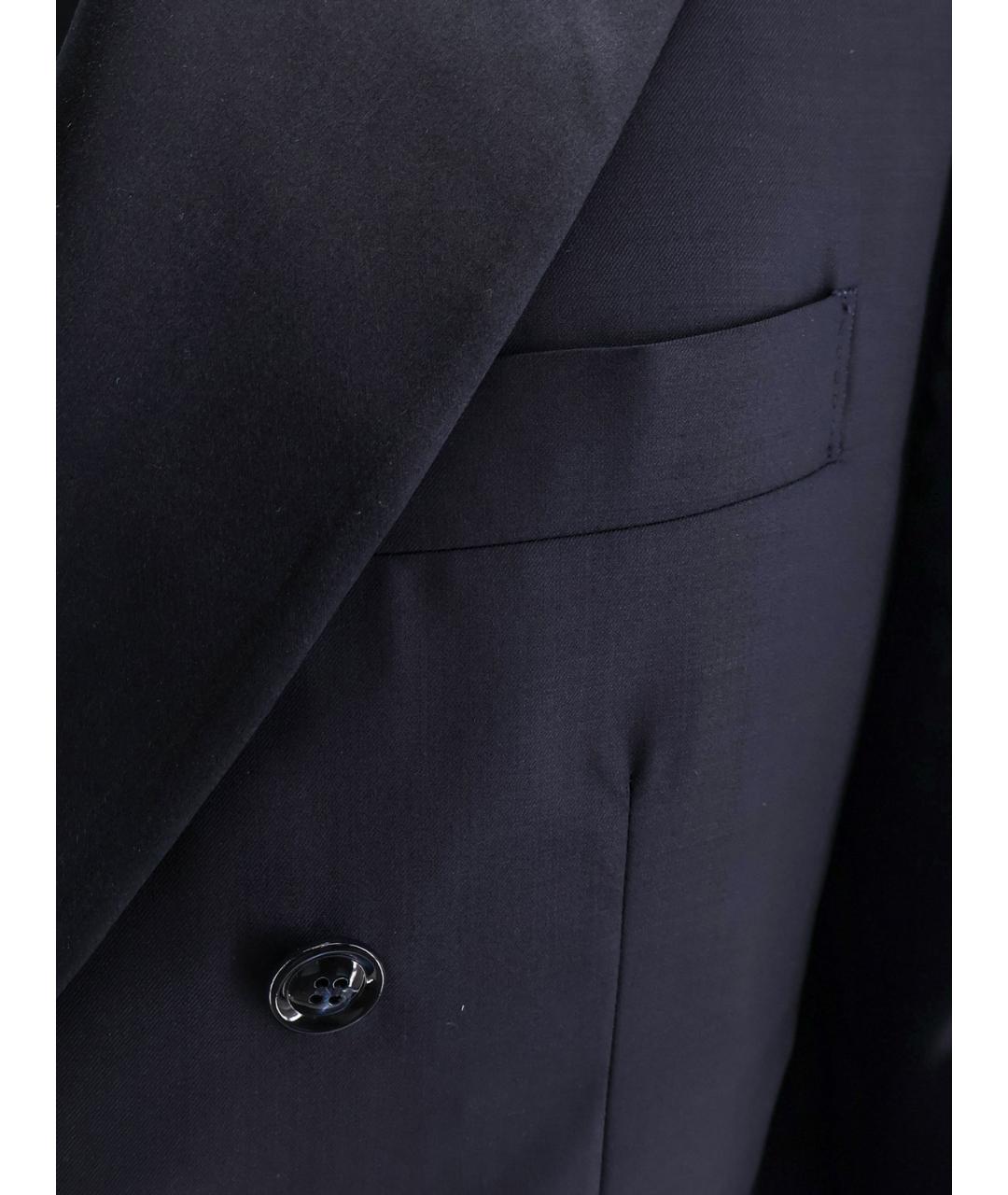 BRUNELLO CUCINELLI Темно-синий классический костюм, фото 3