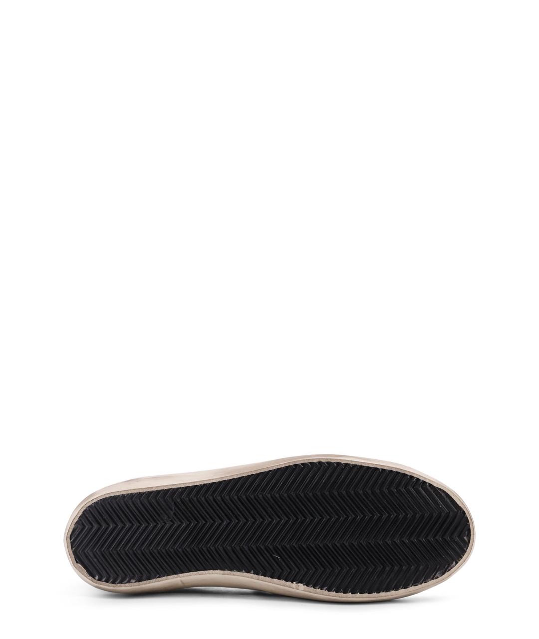 GOLDEN GOOSE DELUXE BRAND Черные кожаные низкие кроссовки / кеды, фото 4