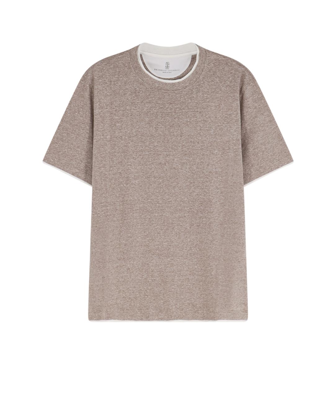 BRUNELLO CUCINELLI Хлопковая футболка, фото 1