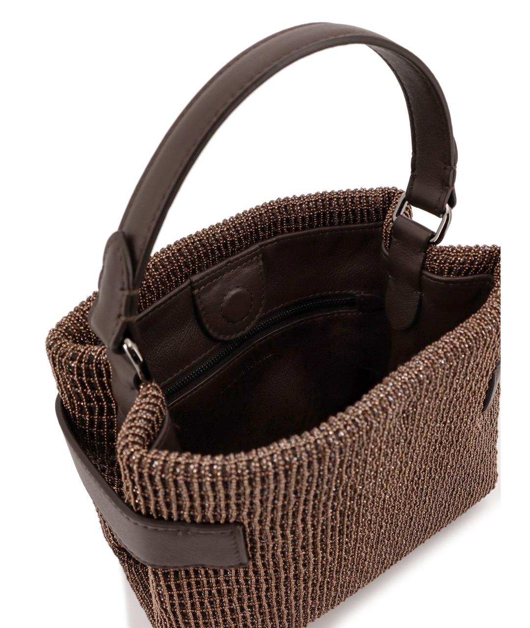 BRUNELLO CUCINELLI Коричневая сумка тоут, фото 4