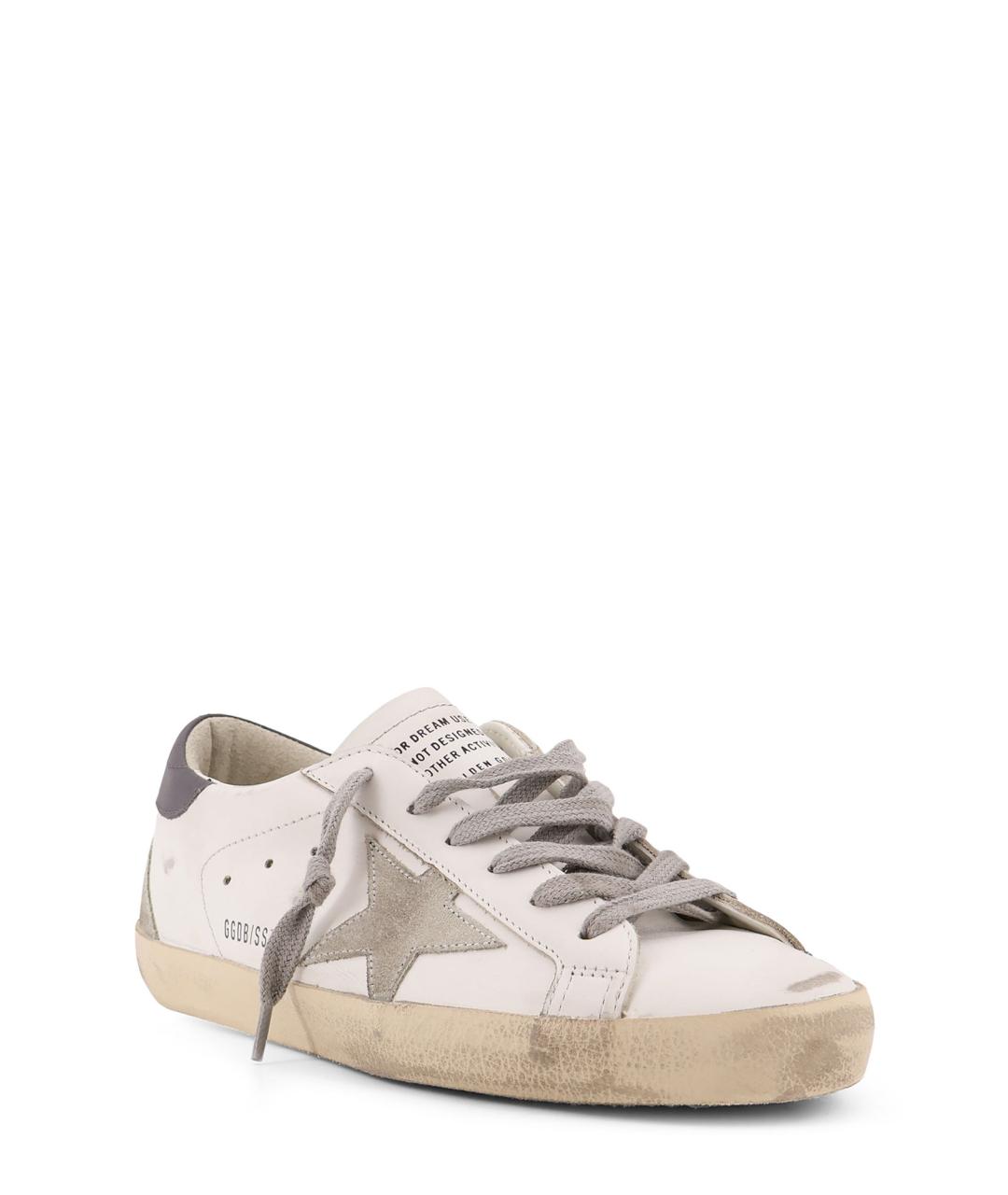 GOLDEN GOOSE DELUXE BRAND Белые кожаные кроссовки, фото 2