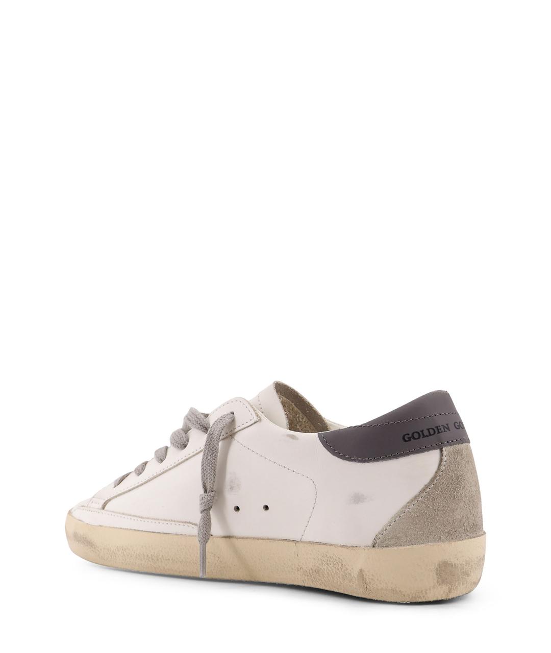 GOLDEN GOOSE DELUXE BRAND Белые кожаные кроссовки, фото 3