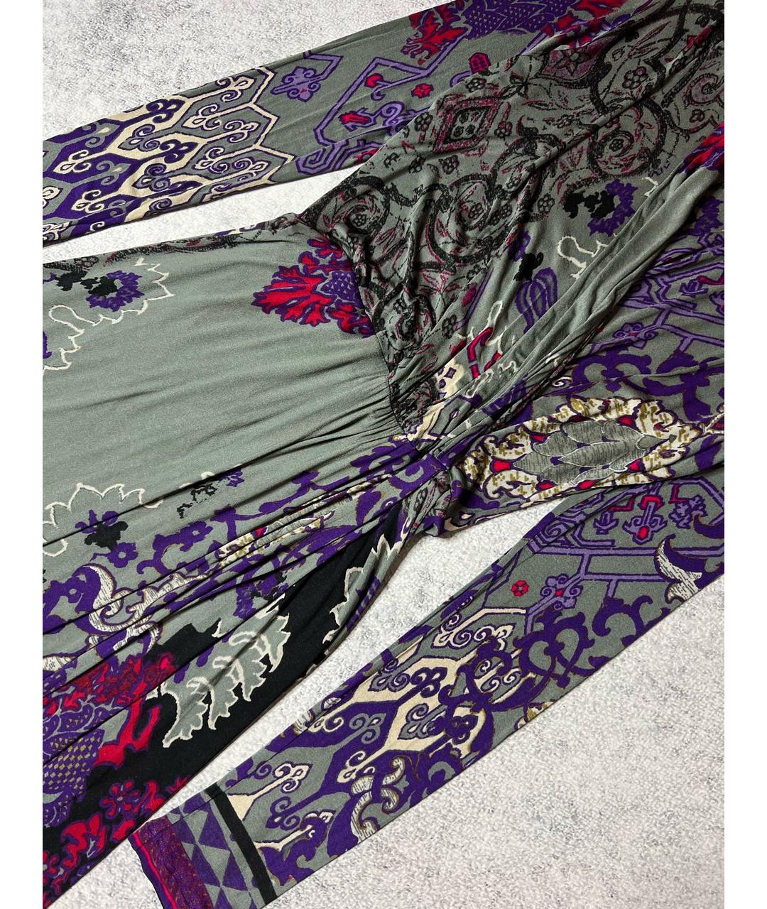 ETRO Мульти вискозное платье, фото 5