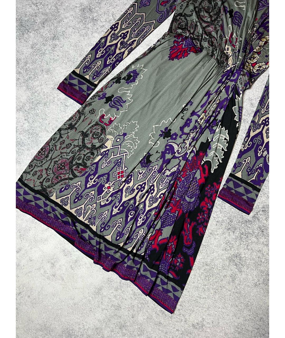 ETRO Мульти вискозное платье, фото 4