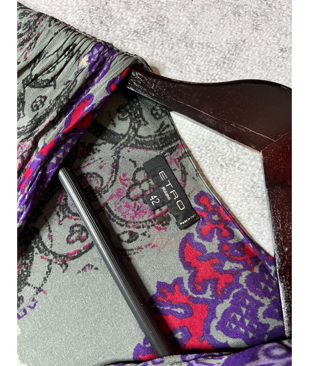 ETRO Мульти вискозное платье, фото 6