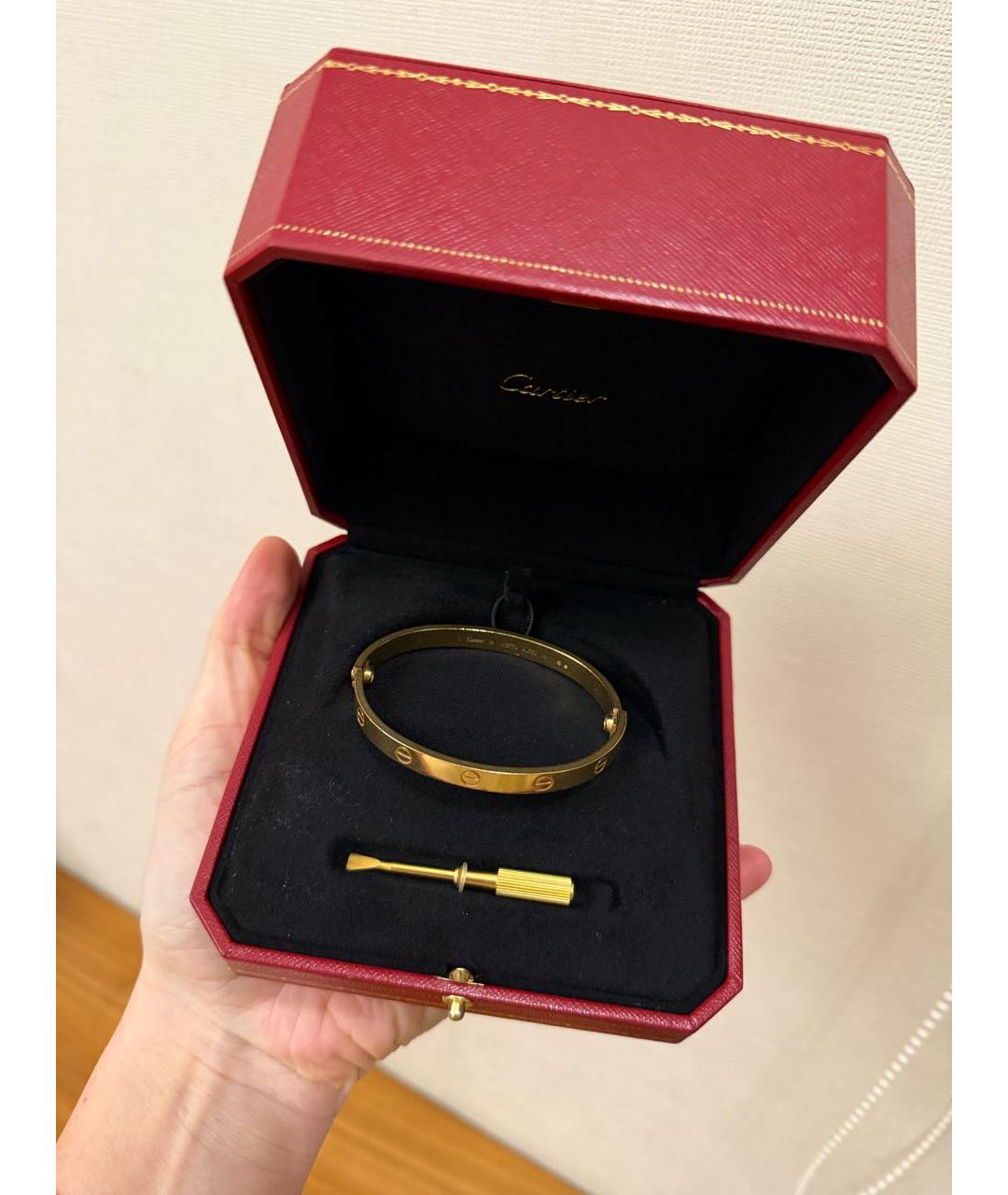 CARTIER Желтый браслет из желтого золота, фото 5