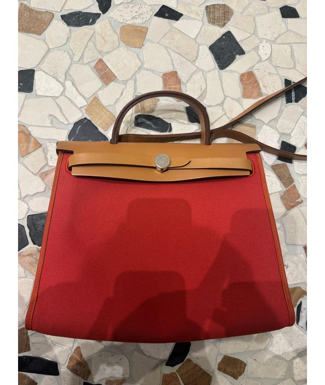 HERMES Бордовая сумка через плечо, фото 2