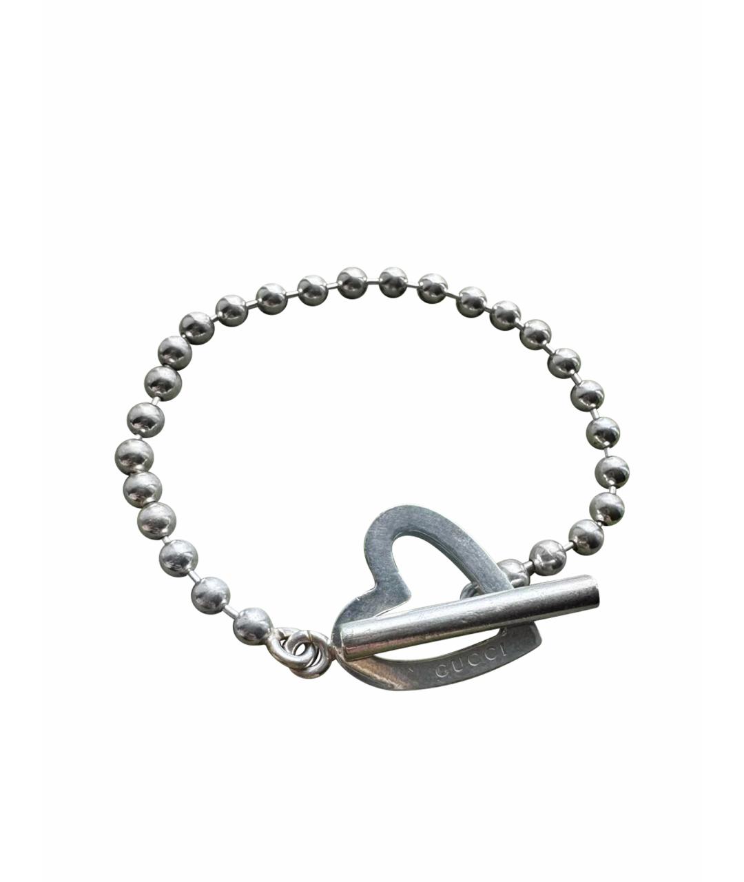GUCCI Серебрянный серебряный браслет, фото 1