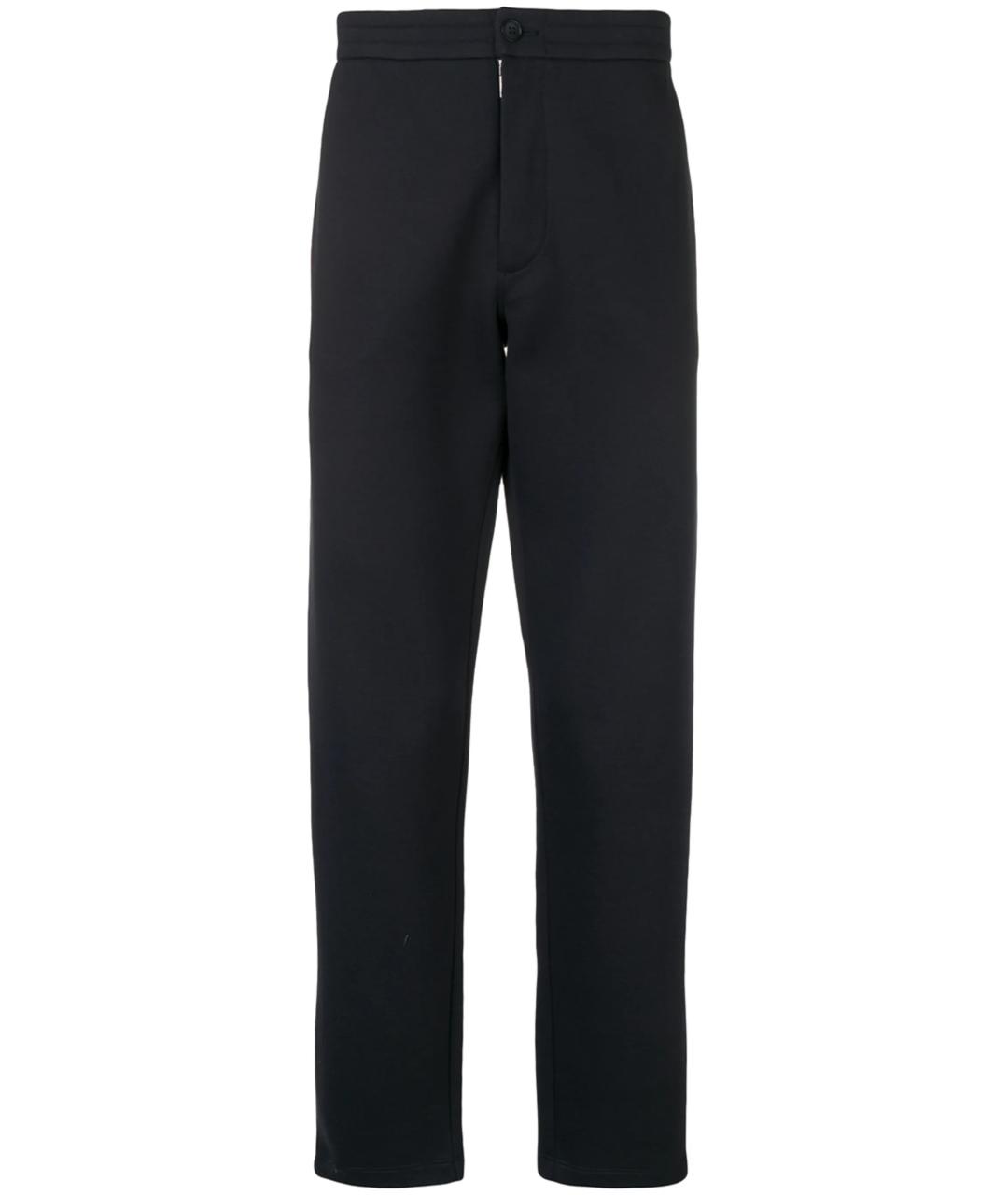 GIORGIO ARMANI Темно-синие хлопковые повседневные брюки, фото 1