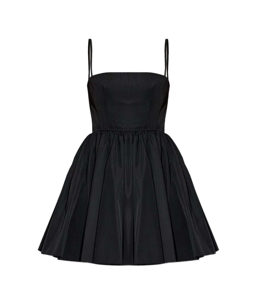 ALAIA Черное шерстяное коктейльное платье, фото 1