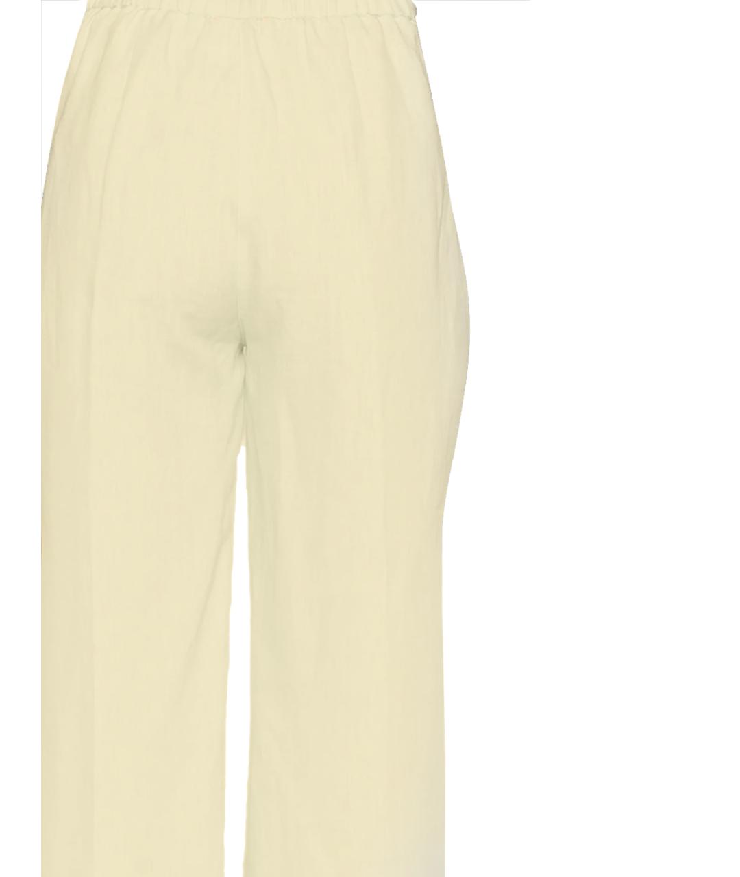 FORTE FORTE Бежевые прямые брюки, фото 3