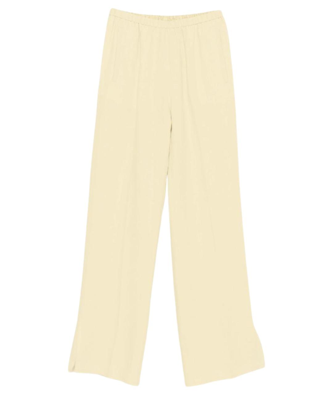 FORTE FORTE Бежевые прямые брюки, фото 1