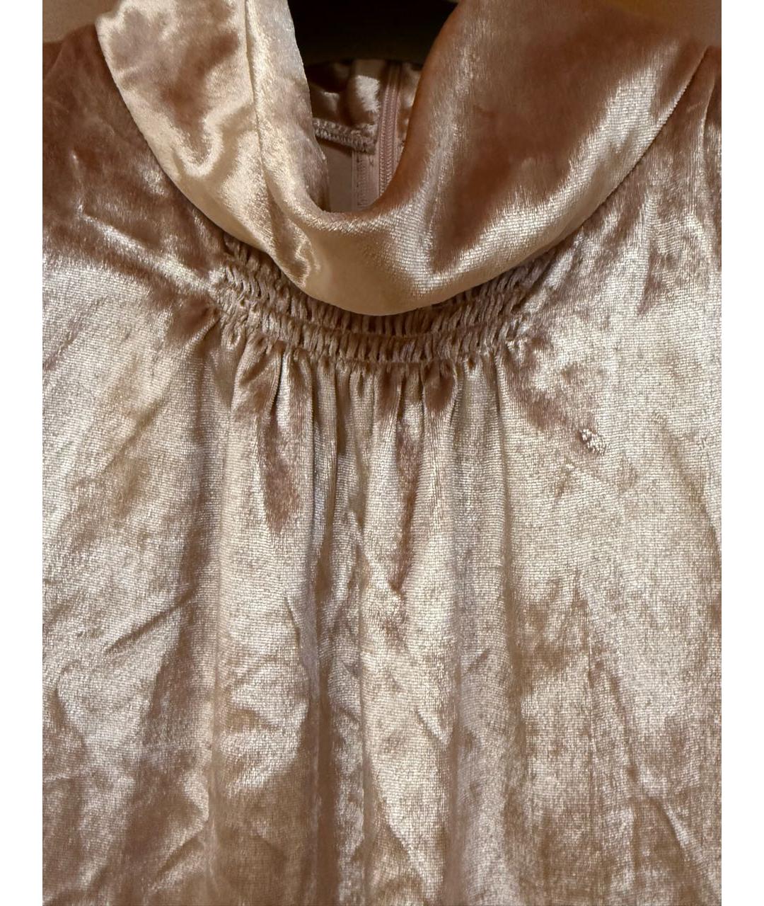 RED VALENTINO Коралловая вискозная блузы, фото 4