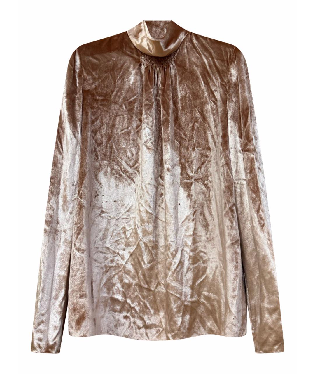 RED VALENTINO Коралловая вискозная блузы, фото 1