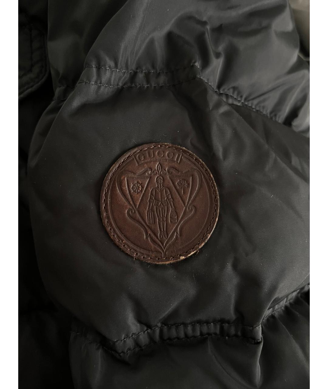 GUCCI Черная полиамидовая куртка, фото 5