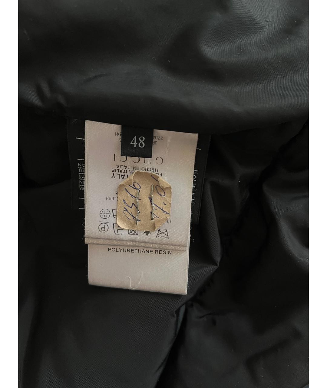 GUCCI Черная полиамидовая куртка, фото 6