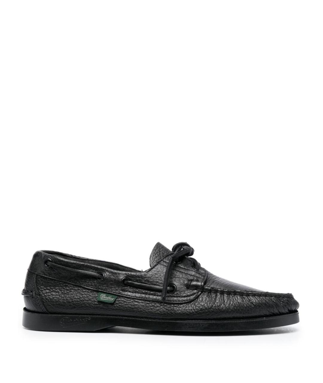 PARABOOT Черные кожаные лоферы, фото 1