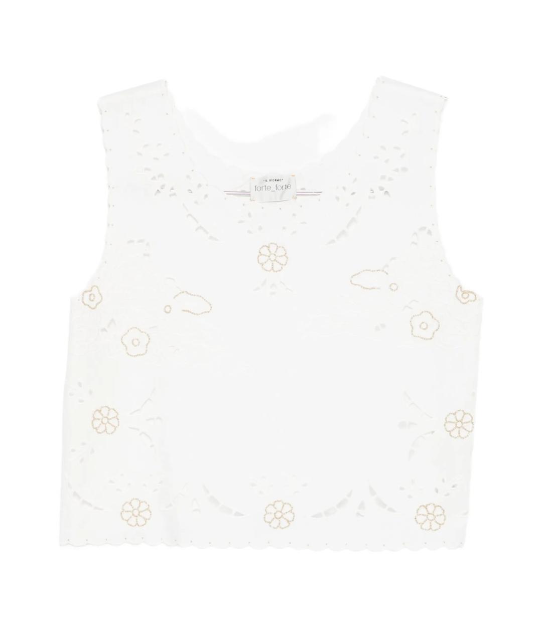 FORTE FORTE Белая майка, фото 1