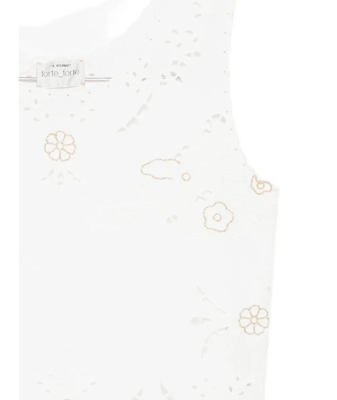 FORTE FORTE Белая майка, фото 2