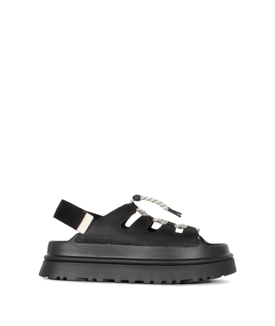 UGG AUSTRALIA Черные босоножки, фото 1