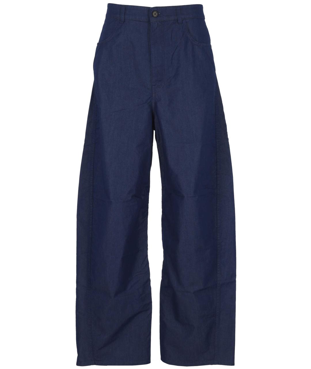 GIVENCHY Синие хлопковые прямые джинсы, фото 1