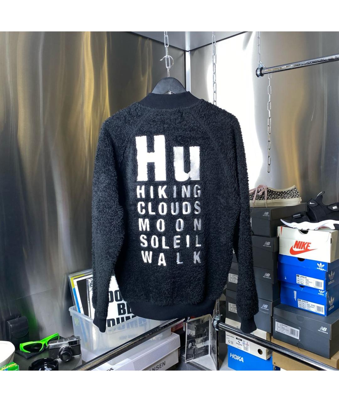 ADIDAS Черная полиэстеровая куртка, фото 2