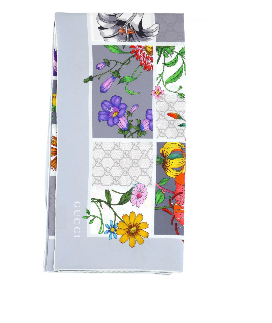 GUCCI Мульти шелковый платок, фото 1