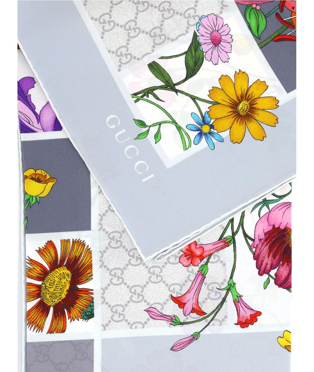 GUCCI Мульти шелковый платок, фото 2