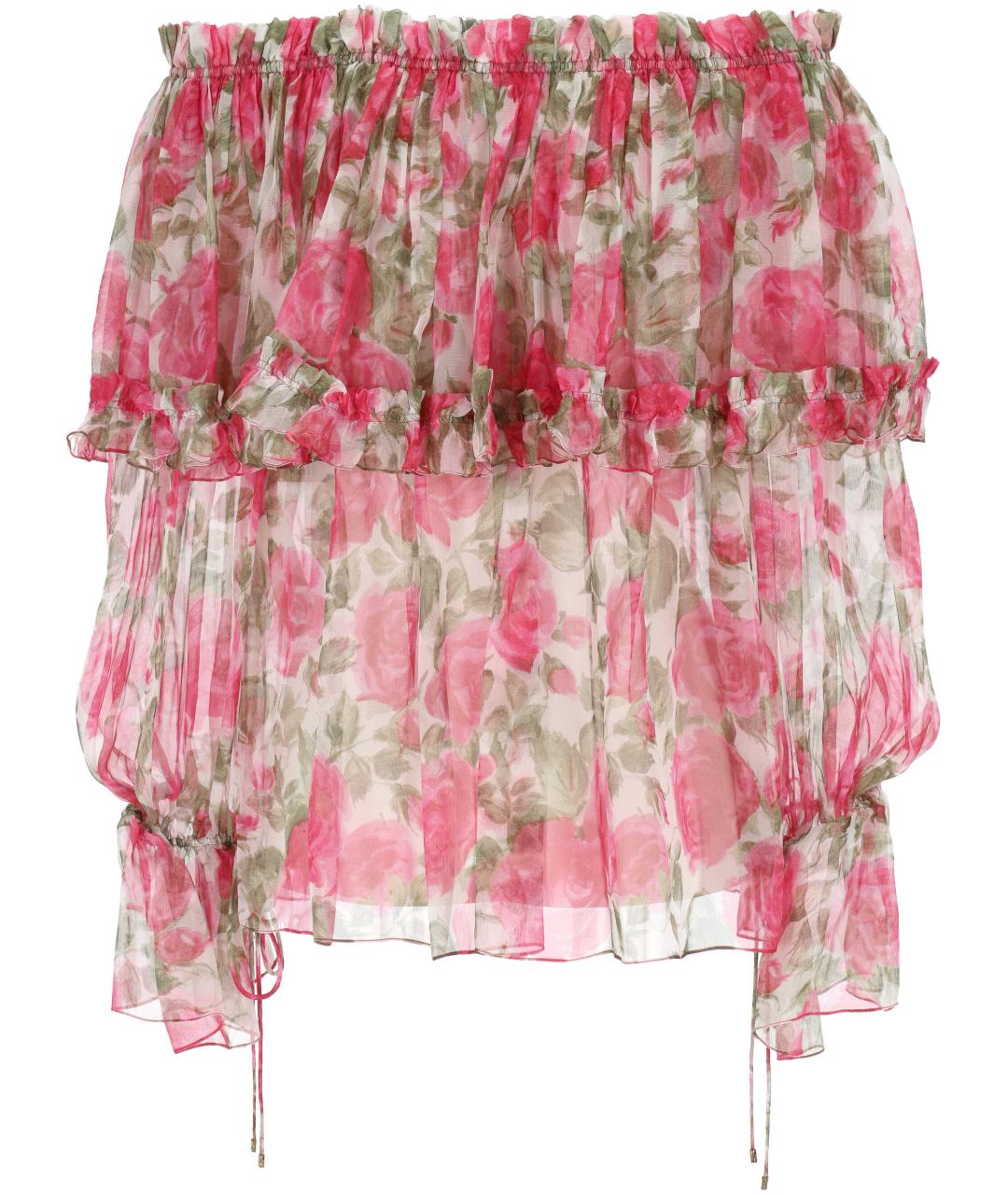 CHLOE Мульти шелковая блузы, фото 3