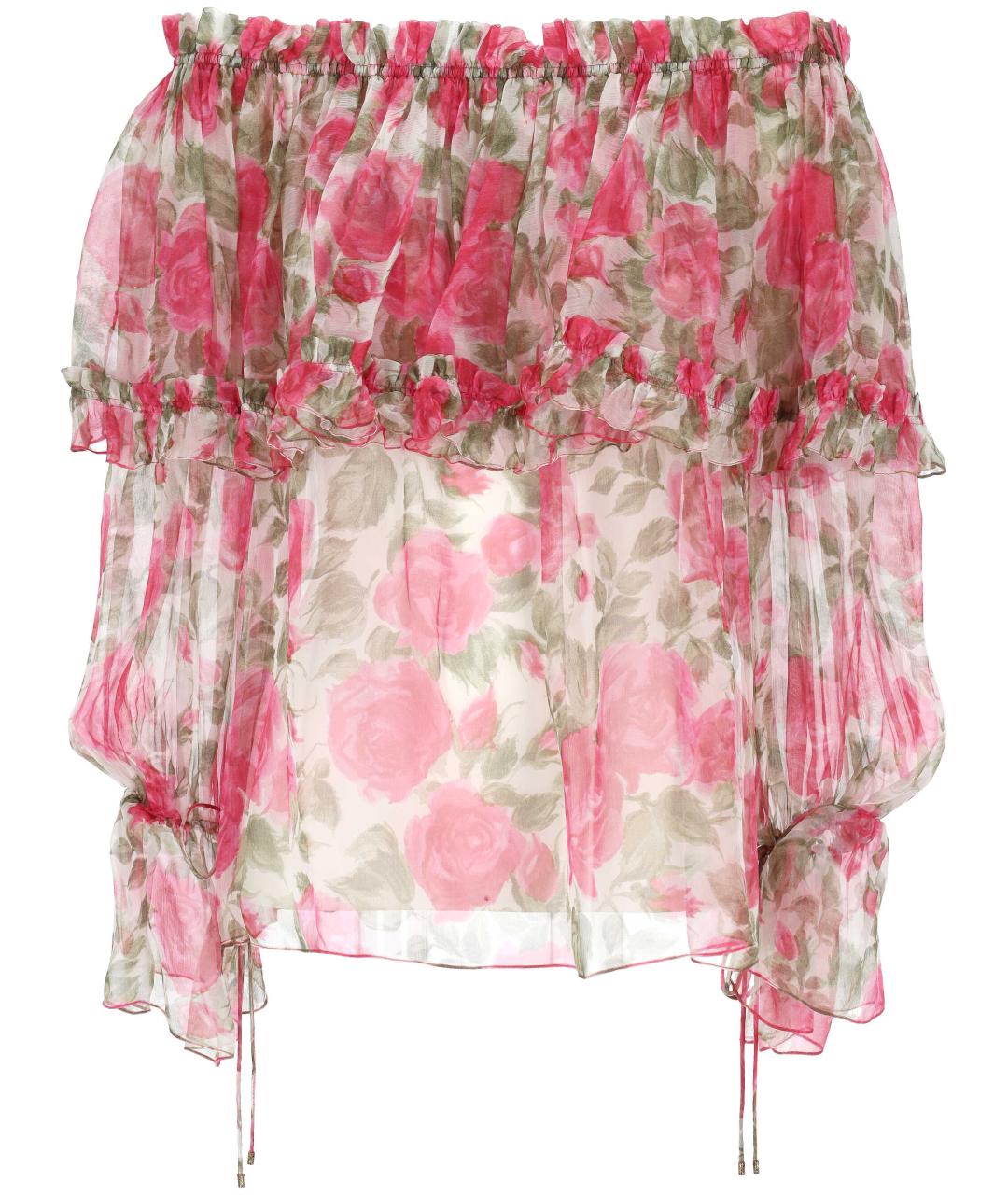 CHLOE Мульти шелковая блузы, фото 1