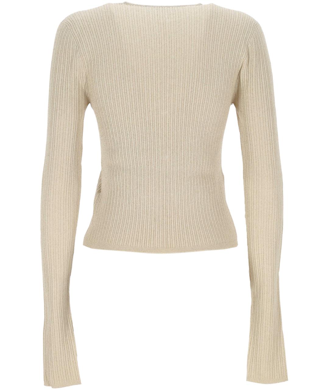 AMIRI Бежевый вискозный кардиган, фото 3