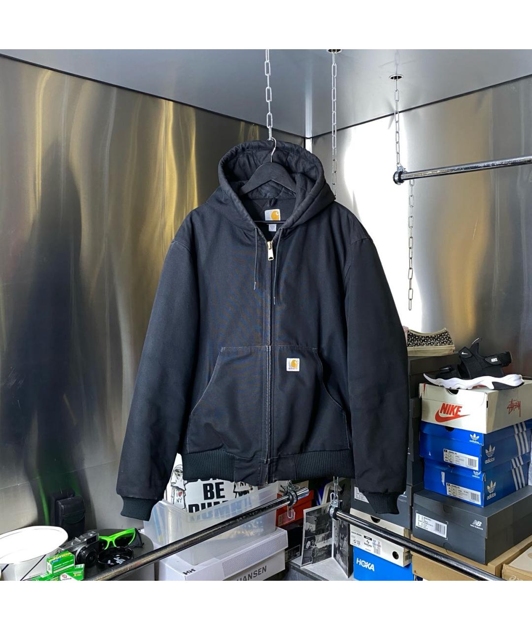 CARHARTT Черная деним куртка, фото 9