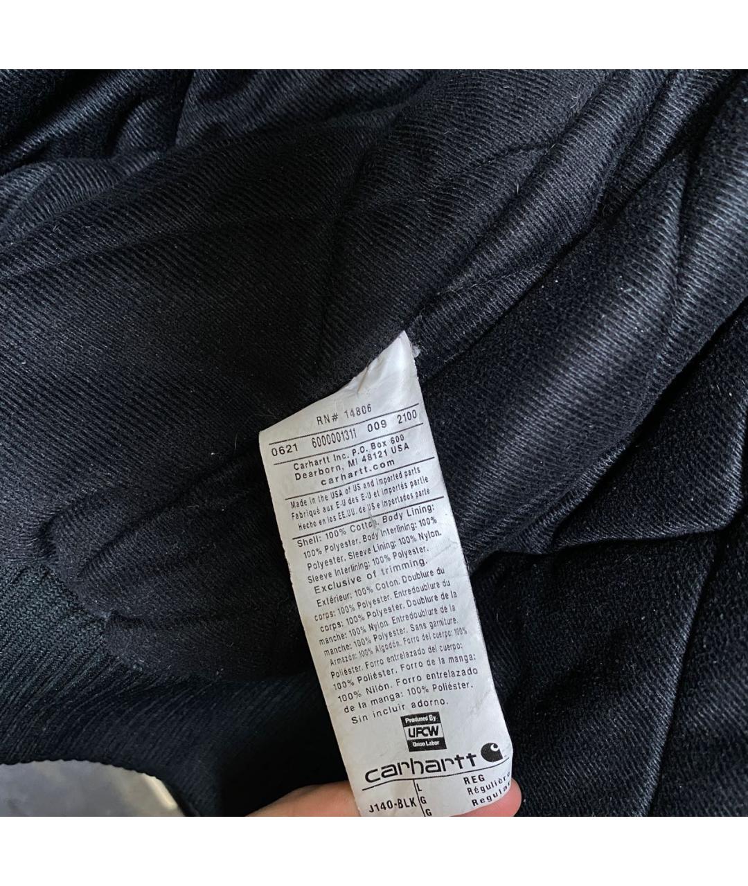 CARHARTT Черная деним куртка, фото 6