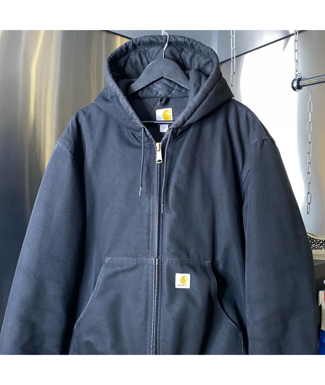 CARHARTT Черная деним куртка, фото 2